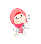 Mrs. Doctor Hijab Life（個別スタンプ：11）