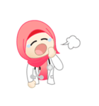 Mrs. Doctor Hijab Life（個別スタンプ：22）