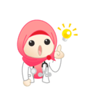 Mrs. Doctor Hijab Life（個別スタンプ：30）