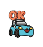 Tabby with cute cat car（個別スタンプ：2）