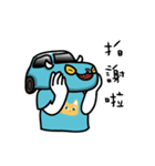 Tabby with cute cat car（個別スタンプ：6）
