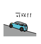 Tabby with cute cat car（個別スタンプ：12）
