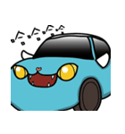 Tabby with cute cat car（個別スタンプ：15）