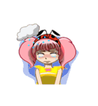 Ladybug girl（個別スタンプ：5）