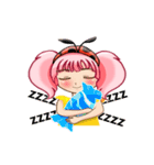 Ladybug girl（個別スタンプ：21）
