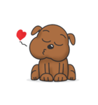 Pure life of Brown Doggy（個別スタンプ：2）