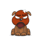Pure life of Brown Doggy（個別スタンプ：7）