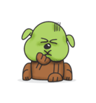 Pure life of Brown Doggy（個別スタンプ：9）