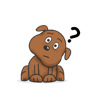 Pure life of Brown Doggy（個別スタンプ：12）