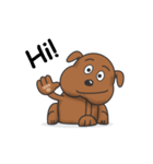 Pure life of Brown Doggy（個別スタンプ：13）