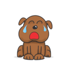 Pure life of Brown Doggy（個別スタンプ：18）