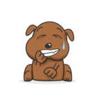 Pure life of Brown Doggy（個別スタンプ：19）