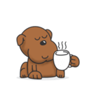 Pure life of Brown Doggy（個別スタンプ：20）