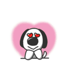 Big nose dog and fox bear-Life languages（個別スタンプ：2）