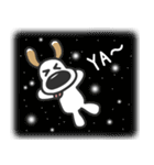 Big nose dog and fox bear-Life languages（個別スタンプ：5）