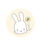 無表情なうさぎのミミちゃん（個別スタンプ：11）