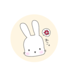 無表情なうさぎのミミちゃん（個別スタンプ：18）