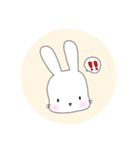 無表情なうさぎのミミちゃん（個別スタンプ：27）