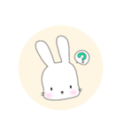 無表情なうさぎのミミちゃん（個別スタンプ：28）