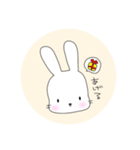 無表情なうさぎのミミちゃん（個別スタンプ：29）