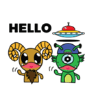 Pi pup ＆ Ei up（個別スタンプ：18）