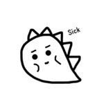 dinosaur face（個別スタンプ：7）