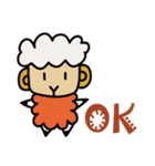 Tienhsi has a sheep family！！！（個別スタンプ：2）