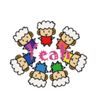 Tienhsi has a sheep family！！！（個別スタンプ：8）