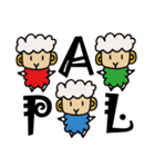 Tienhsi has a sheep family！！！（個別スタンプ：22）