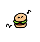 Adorable burger（個別スタンプ：4）