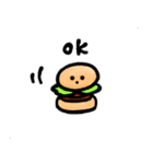 Adorable burger（個別スタンプ：14）