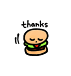 Adorable burger（個別スタンプ：17）