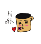 hi hi man ＆ bye bye mouse（個別スタンプ：12）