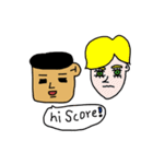 hi hi man ＆ bye bye mouse（個別スタンプ：18）