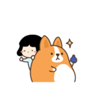 Belly Corgi コーギー 「 動く！ 」（個別スタンプ：1）