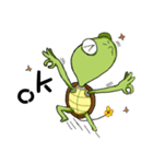 Jumping turtle 2（個別スタンプ：22）