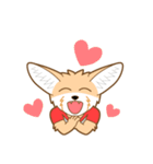 Milktea the Fennec Fox（個別スタンプ：15）