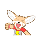 Milktea the Fennec Fox（個別スタンプ：19）