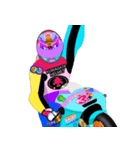 Moto Race Rainbow-colored Riders 31 @07（個別スタンプ：34）