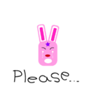 Pinky Cool Rabbit（個別スタンプ：2）