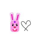 Pinky Cool Rabbit（個別スタンプ：4）