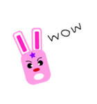 Pinky Cool Rabbit（個別スタンプ：6）