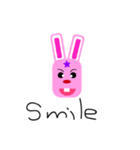 Pinky Cool Rabbit（個別スタンプ：7）
