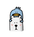 Tim and Edward Polar bear and penguin（個別スタンプ：20）