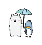 Tim and Edward Polar bear and penguin（個別スタンプ：31）