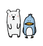 Tim and Edward Polar bear and penguin（個別スタンプ：33）