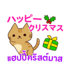 猫 : クリスマス＆ニューイヤー（個別スタンプ：2）