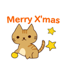 猫 : クリスマス＆ニューイヤー（個別スタンプ：6）