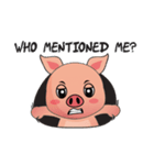 A Lazy Piggy : Daily Phrases（個別スタンプ：3）