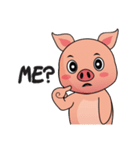 A Lazy Piggy : Daily Phrases（個別スタンプ：5）